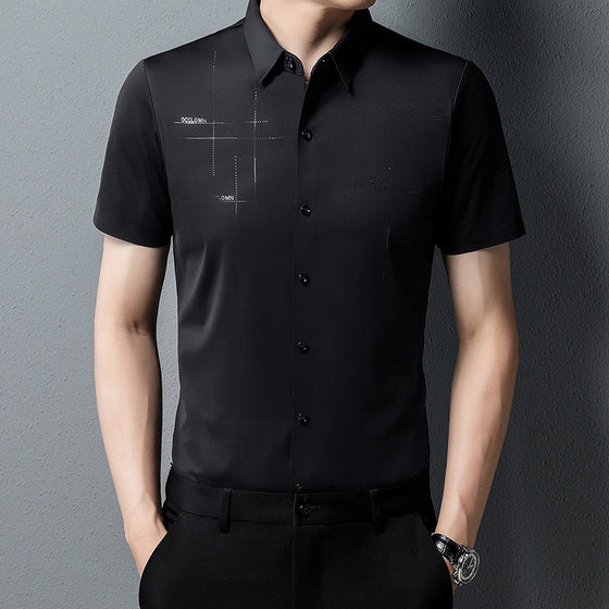 Herren-Businesshemd aus Eisseide