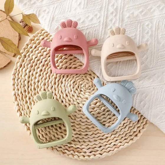 Baby-Silikon-Beißhandschuh