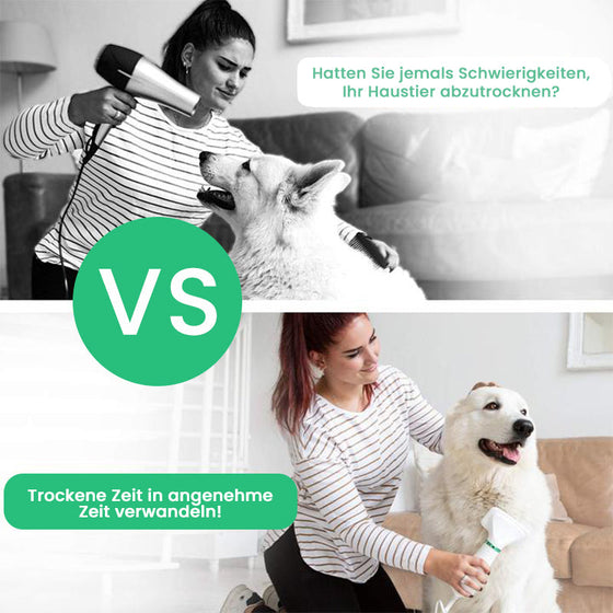 2-in-1-Hundetrockner