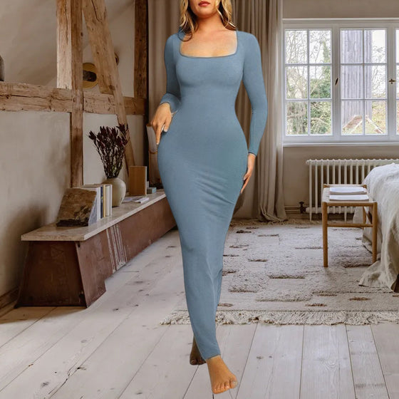 Eingebaute Shapewear Modal Sculpting Kleider