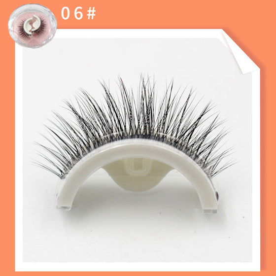 Wiederverwendbare selbstklebende Wimpern