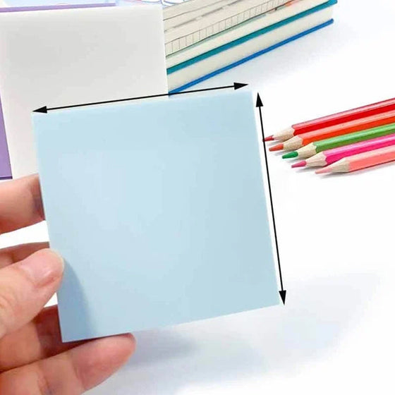 Magische durchscheinende Haftnotizen