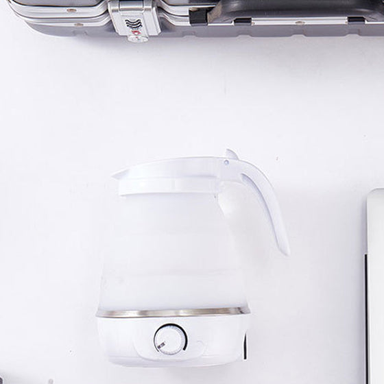 Temperatureinstellbarer, zusammenklappbarer Wasserkocher aus Silikon