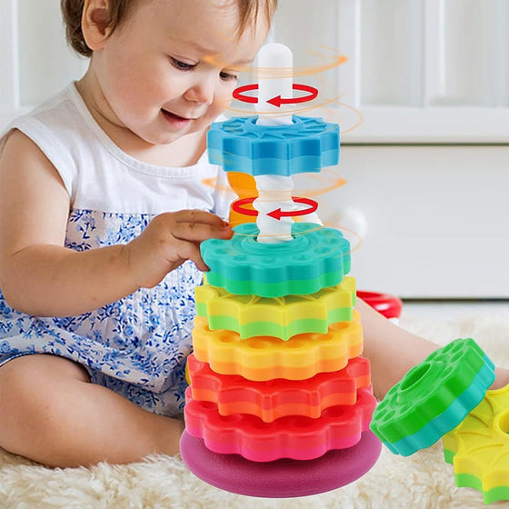 Regenbogen Rotierendes Spielzeug