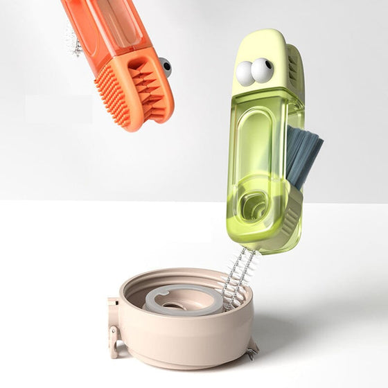 4-in-1-Mehrzweck-Flaschenspalt-Reinigungsbürste