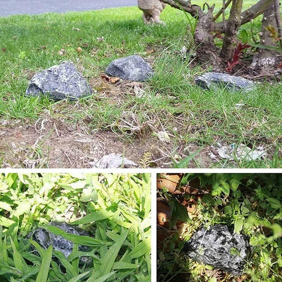 Kreativer Schlüsselkasten in Steinform