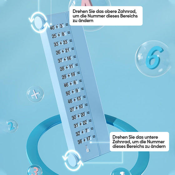Mathetafel zum Üben für Kinder