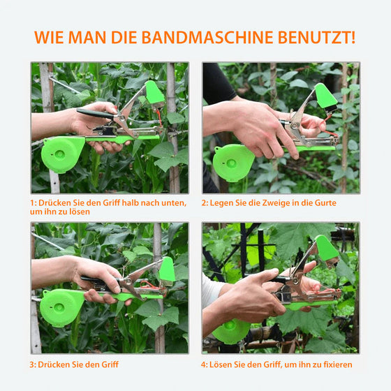 Bindemaschine für Gartenpflanzen