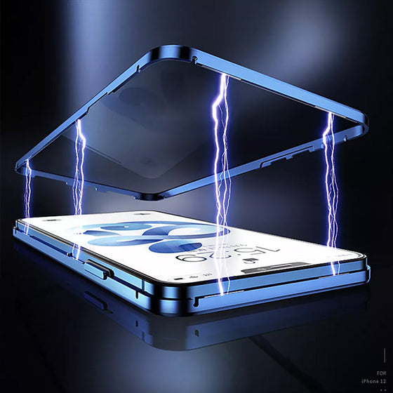 Magnetic anti-peeping phone case for iPhone