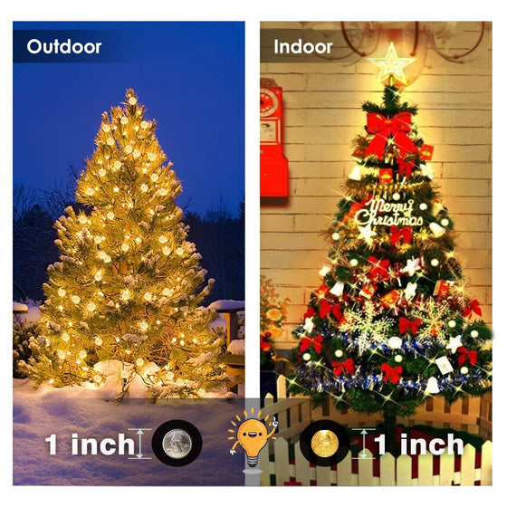 Solarbetriebene Kristallkugel-Lichterketten