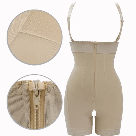 Fester Bauch-Kompressions-Bodysuit-Former mit Po-Heber