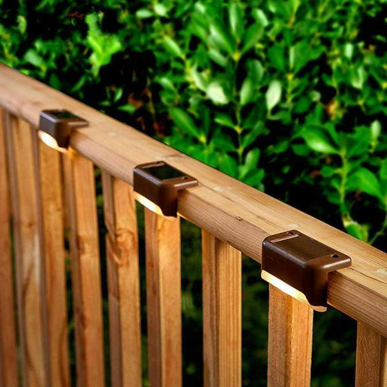 Solar-Außentreppenleuchten (4 Stk)(🔥Rabatt in Bearbeitung )