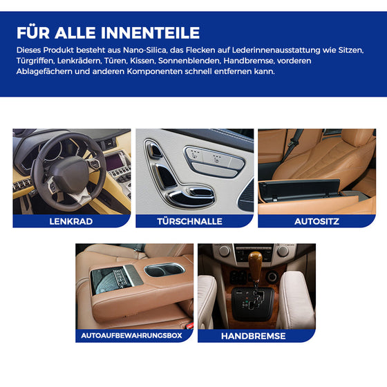 Volleffekt-Reiniger für Autoinnenteppiche aus Leder