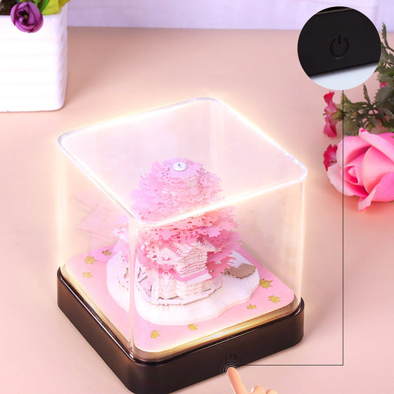 Baumhaus-Papierskulpturen-Kalender