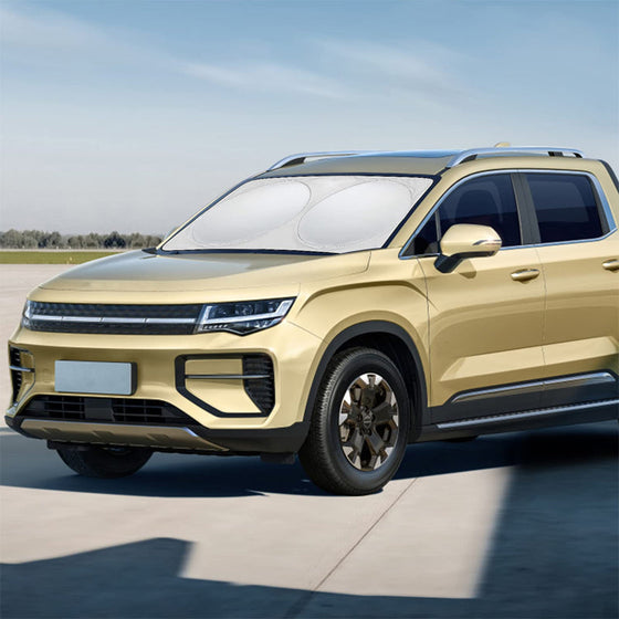 Auto-Sonnenblende Sonnenblende mit zwei Ringen