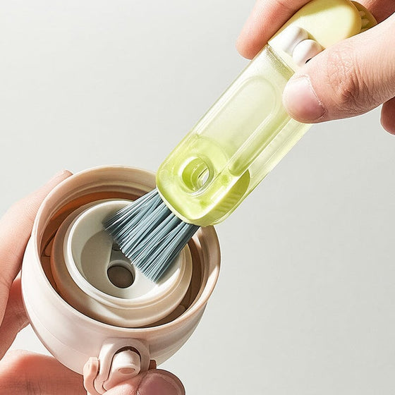 4-in-1-Mehrzweck-Flaschenspalt-Reinigungsbürste