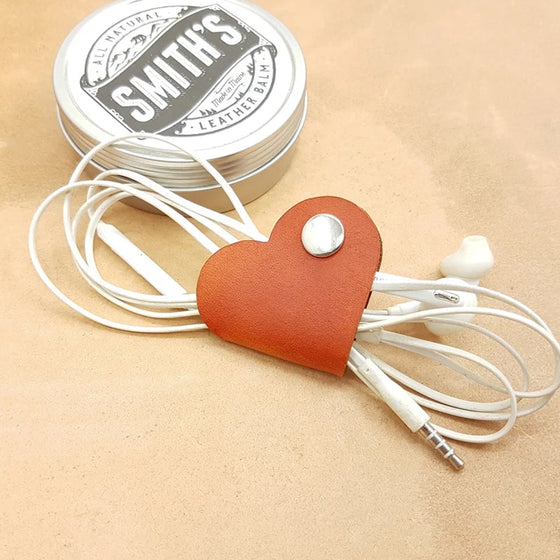 Kopfhörerkabel-Organizer in Herzform