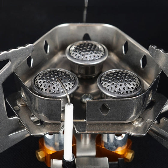 Windfester Gaskocher fürs Camping