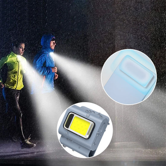 Multifunktionales Lauflicht mit magnetischer Aufladung