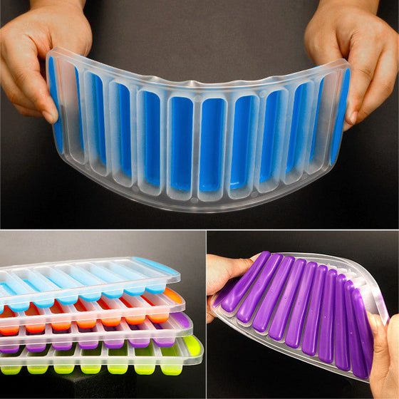 Langer zylindrischer Eiskasten