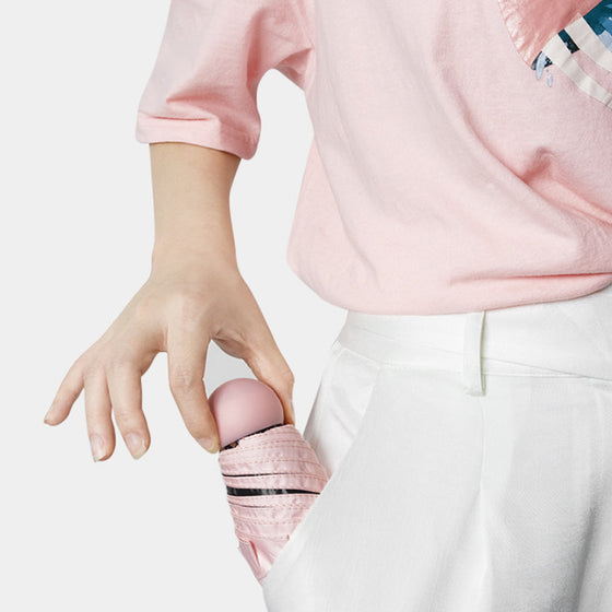 Mini-Satchel-Karten-Kapselform-Regenschirm