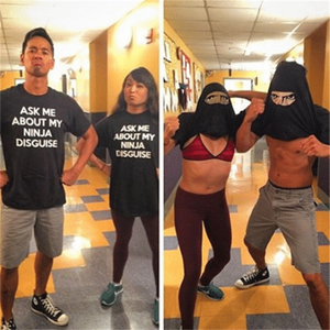 Ninja-Verkleidungs-T - Shirt