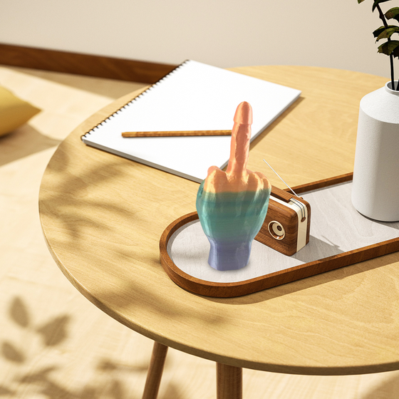 Schwanz Mittelfinger Lustiges Geschenk