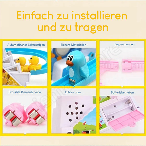 Elektrische Enten Slide Track mit Licht und Musik(🔥Rabatt in Bearbeitung)
