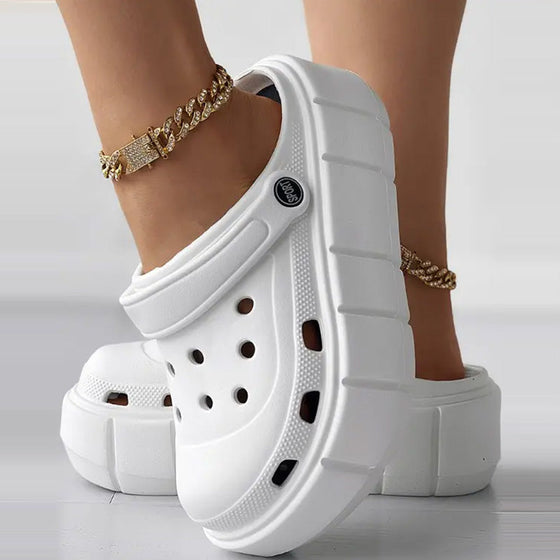 Aushöhlen Plateau Hausschuhe