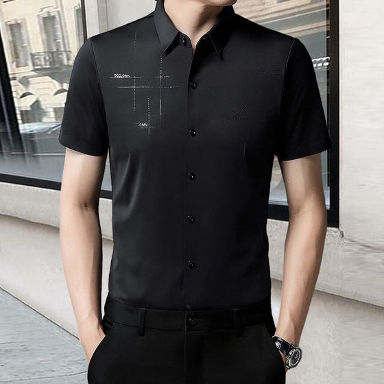 Herren-Businesshemd aus Eisseide