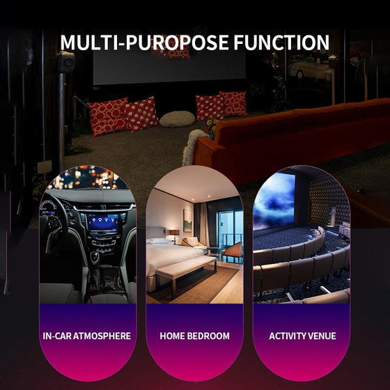 💥Auto und Hausdecke Romantisches USB-Nachtlicht