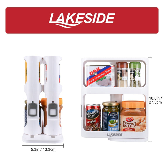 Rotierender Gewürzregal-Organisator