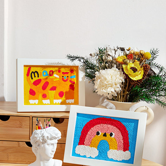 Pulp Poking Texture Painting DIY handgemachtes Spielzeug