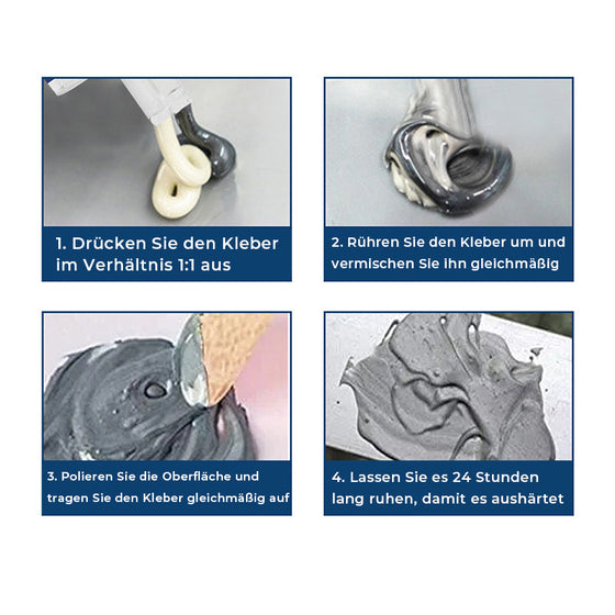 Metallkleber zur Reparatur