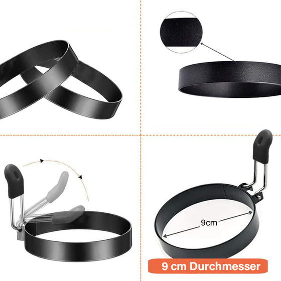 Spiegeleierform aus rostfreiem Stahl