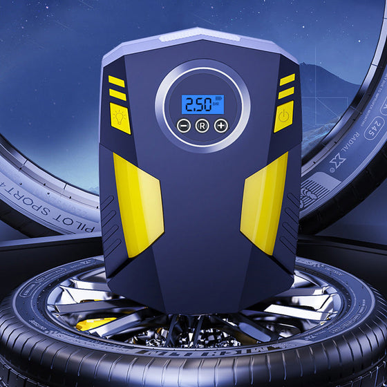 Tragbare Luftpumpe mit Digitalanzeige