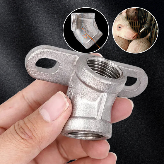 Rohrverbindung mit Innengewinde aus Edelstahl