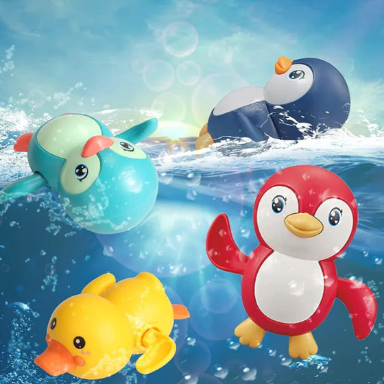 Schwimmender Pinguin