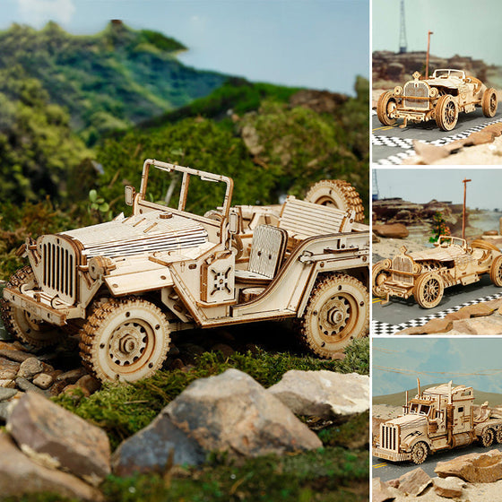 Dreidimensionales Puzzle Straßenkreuzer