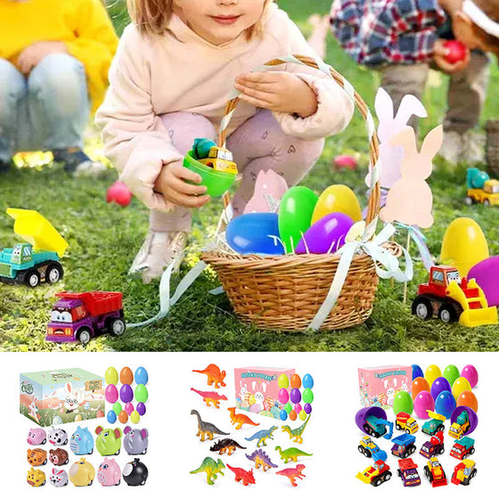 Ostereierfüller mit Pull Back Cars Toy
