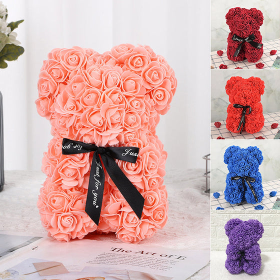 Wunderschönes Geschenk zum Valentinstag - ewiger Roser-Bär