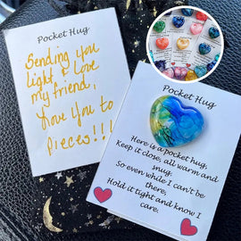 Herzförmige Taschenumarmung