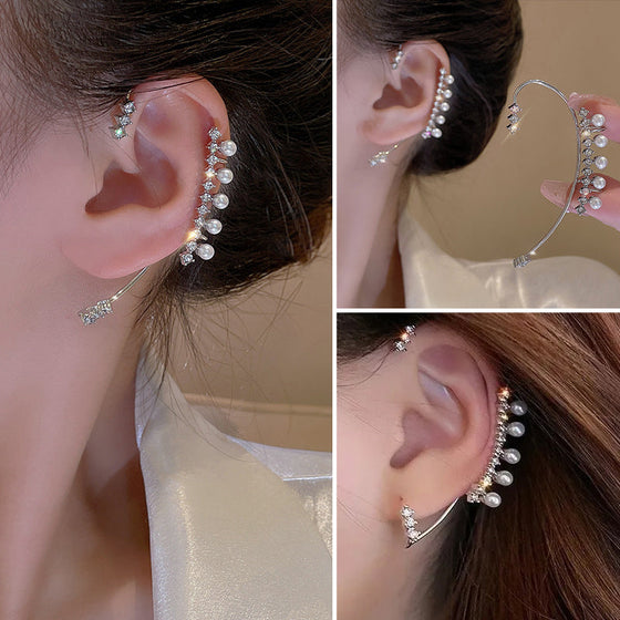 Ohrknochen Clip auf Manschette Ohrring