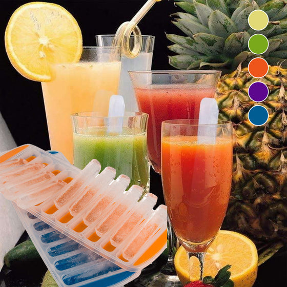 Langer zylindrischer Eiskasten