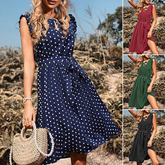 Elegantes Sommerkleid im Vintage-Stil