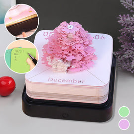 Baumhaus-Papierskulpturen-Kalender