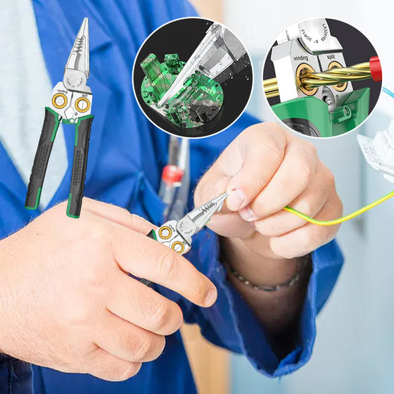 7 in 1 superleichte Multifunktions-Abisolierzange