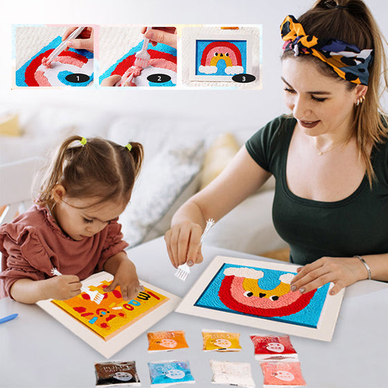 Pulp Poking Texture Painting DIY handgemachtes Spielzeug