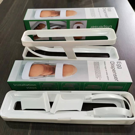 Automatisch scrollende Eierregal-Halter-Aufbewahrungsbox