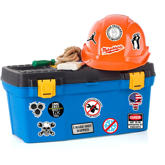 150 Nicht-wiederholende Aufkleber mit interessanten Mustern